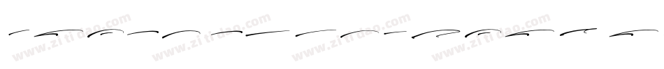 Brush Signature Reg字体转换